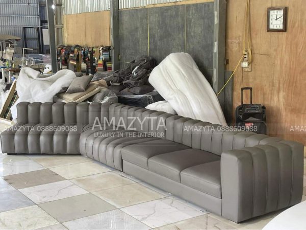 Hình ảnh ghế sofa phòng khách thực tế do AMAZYTA cung cấp
