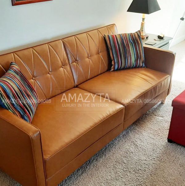 Hình ảnh chụp thực tế của mẫu ghế sofa băng AMB-586