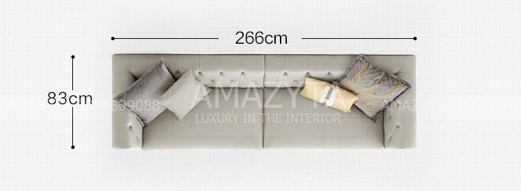 Kích thước của ghế sofa băng dài