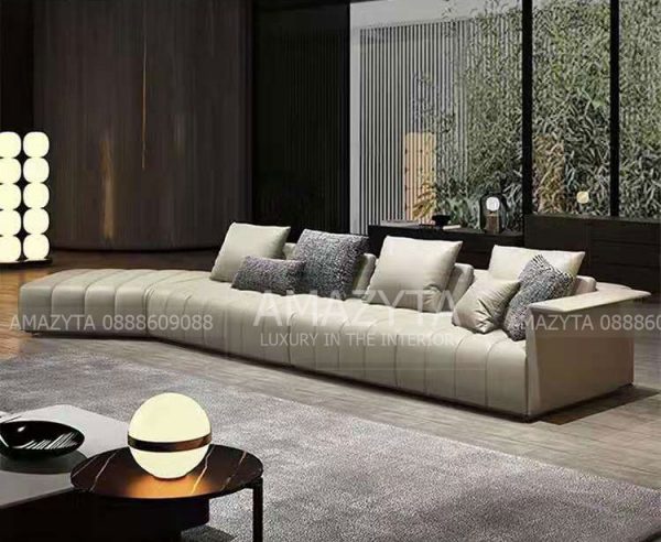Ghế sofa hiện đại phong cách Châu Âu phù hợp cho phòng khách