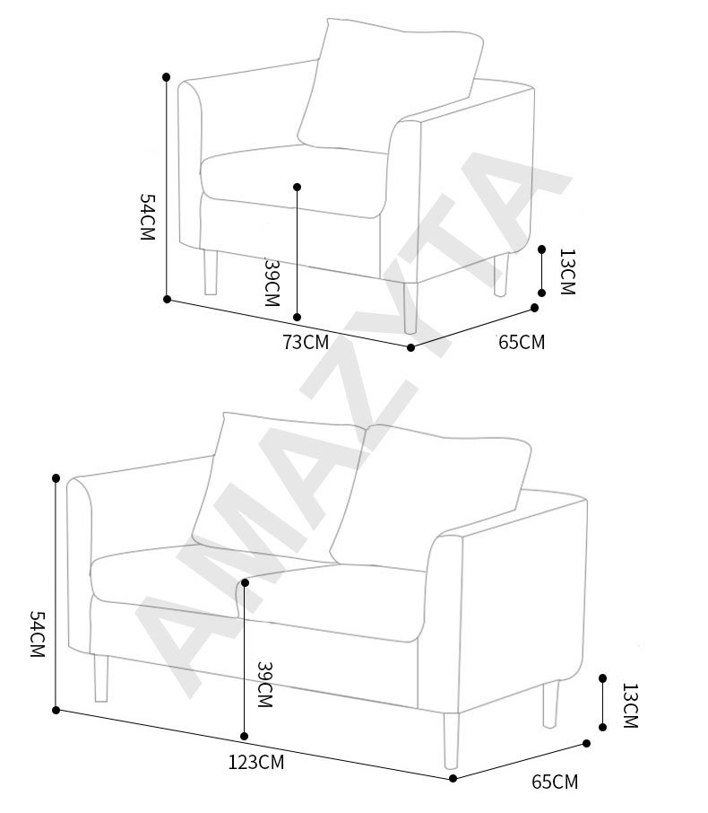 Kích thước chi tiết của từng mẫu ghế dài ngắn khác nhau