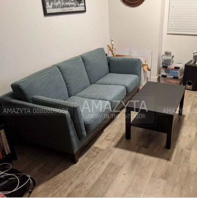 Hình ảnh thực tế khi bộ ghế sofa CENI-1068 được đặt tại không gian phòng khách của khách hàng
