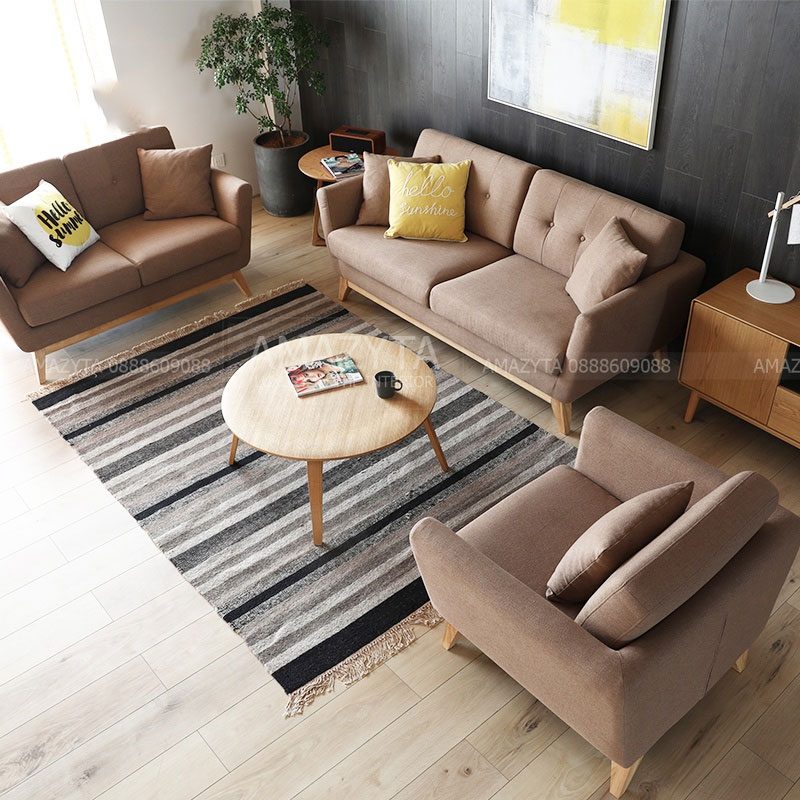 Bộ ghế sofa ba chiếc AMB-890