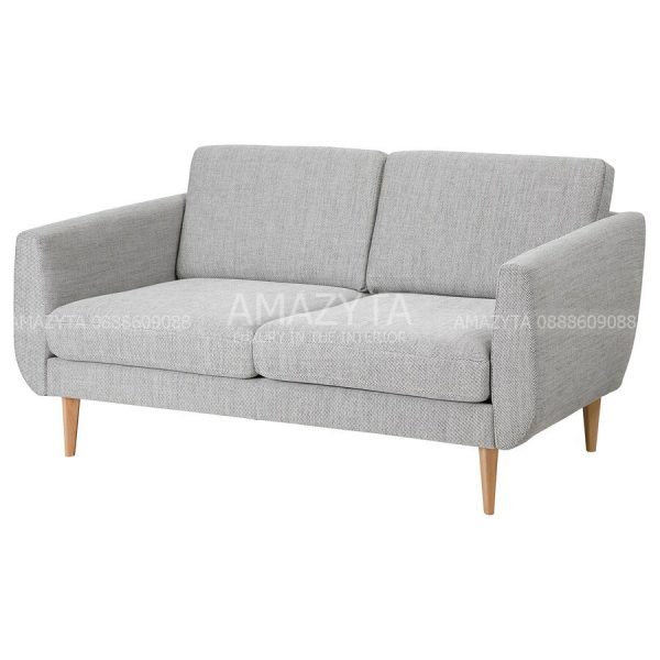 Mẫu ghế sofa băng bọc vải kiểu dáng thanh lịch dễ dùng