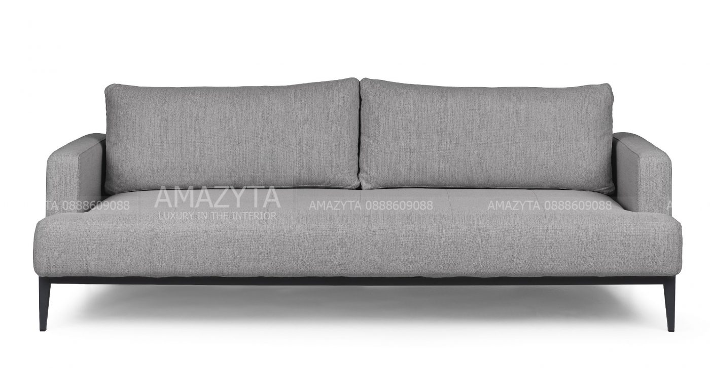 Mẫu ghế sofa băng với chân kim loại AMB-140