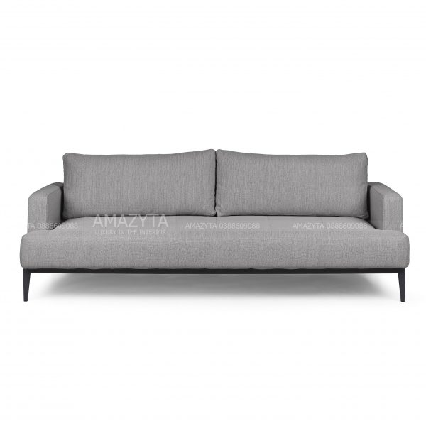 Mẫu ghế sofa băng với chân kim loại AMB-140