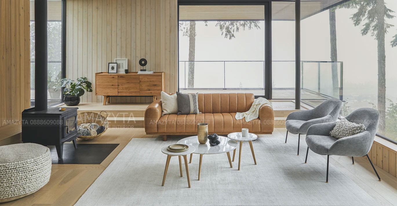 Bàn sofa phù hợp với mọi không gian sang trọng