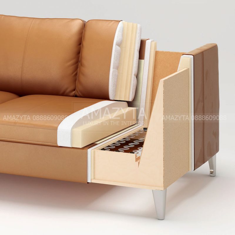 Cấu tạo chi tiết của mẫu ghế sofa AMB-557