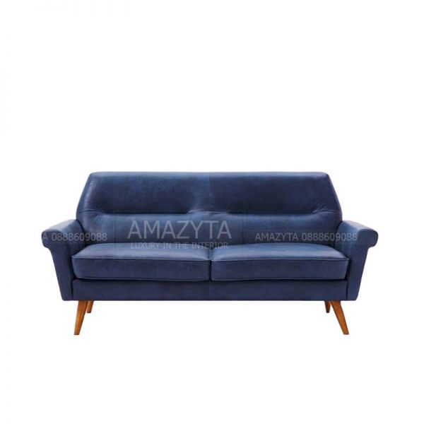 Mẫu ghế sofa băng dài tay nghiêng AMB-259