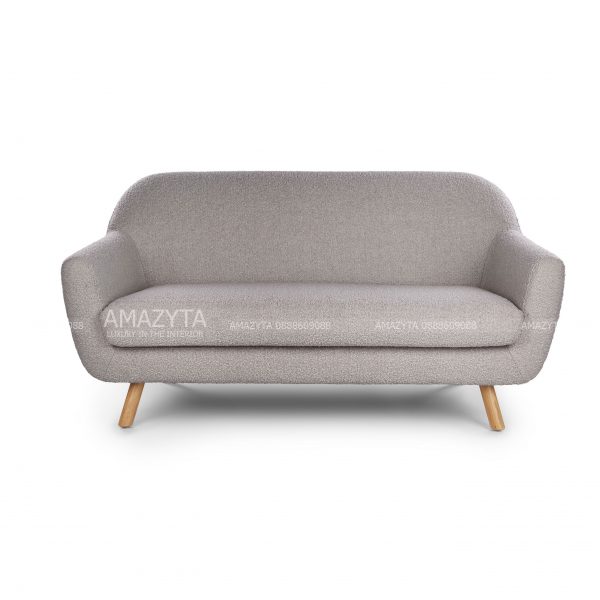 Mẫu ghế sofa băng vải lông kích thước nhỏ 1m6 AMB-703