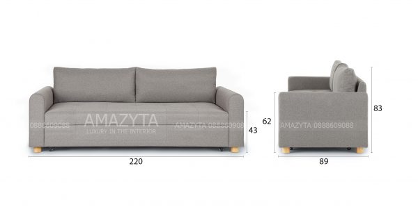 Kích thước chi tiết khi làm ghế sofa băng