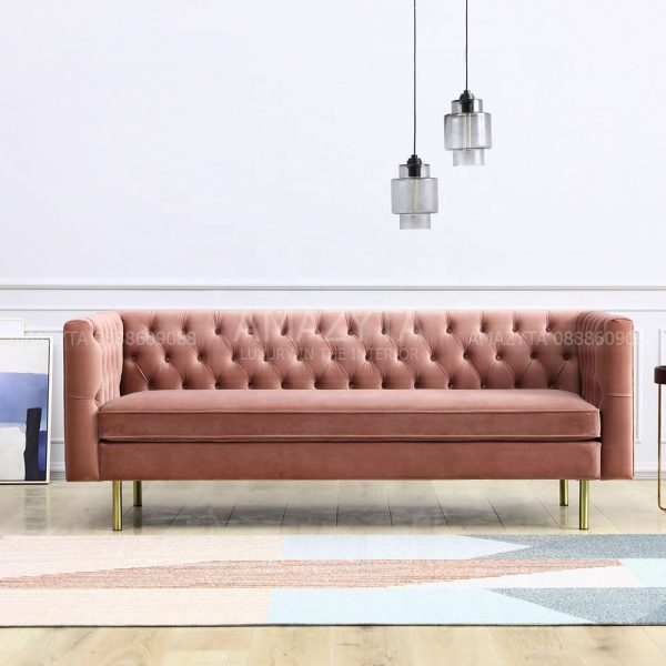 Ghế sofa băng dài kiểu dáng cổ điển sang trọng