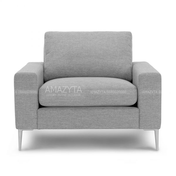 Mẫu ghế sofa đơn thiết kế tối giản vuông vắn AMD-510