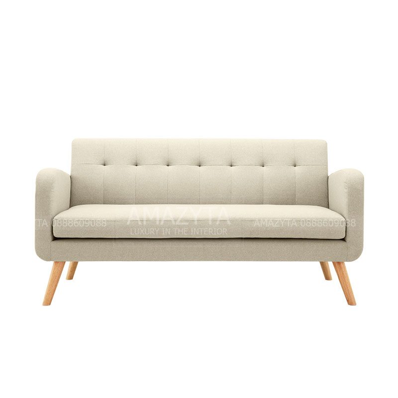Mẫu ghế sofa vải dạng băng dài mã AMB-658