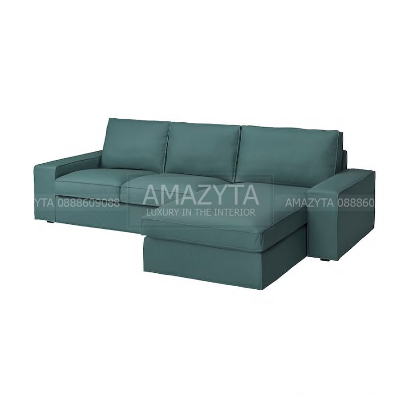Mẫu ghế sofa vải nhung tăm AMG-321