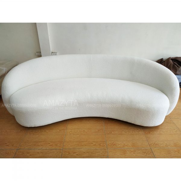 Mẫu ghế sofa lông cừu xù AMC-574