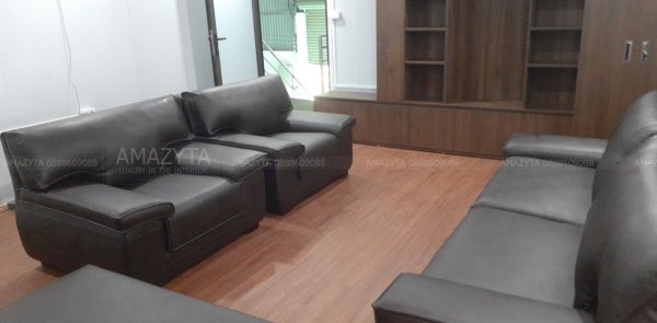 Ghế sofa được làm bằng vỏ da nhám đẹp