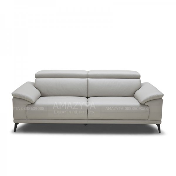 Mẫu ghế sofa da dạng băng dài AMB-843