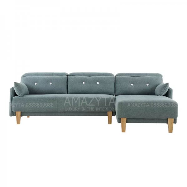 Các màu sắc thông dụng của mẫu ghế sofa góc vải nỉ AMG-631