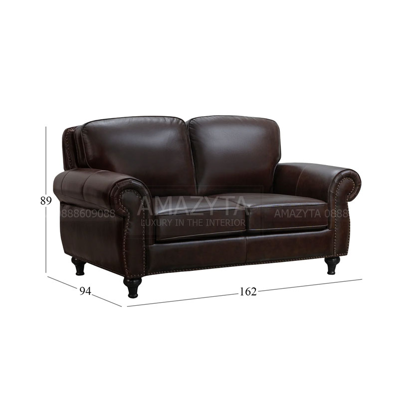 Kích thước chi tiết của mẫu ghế sofa AMB-913