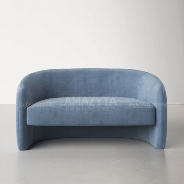 Mẫu ghế sofa cong nghệ thuật siêu đẹp cho phòng khách AMB-576