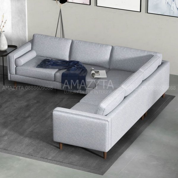 Bộ ghế sofa góc L AMG-514