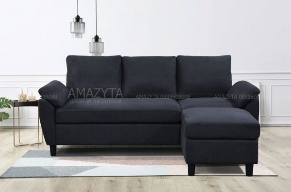 Mẫu ghế sofa góc bọc vải AMG-513