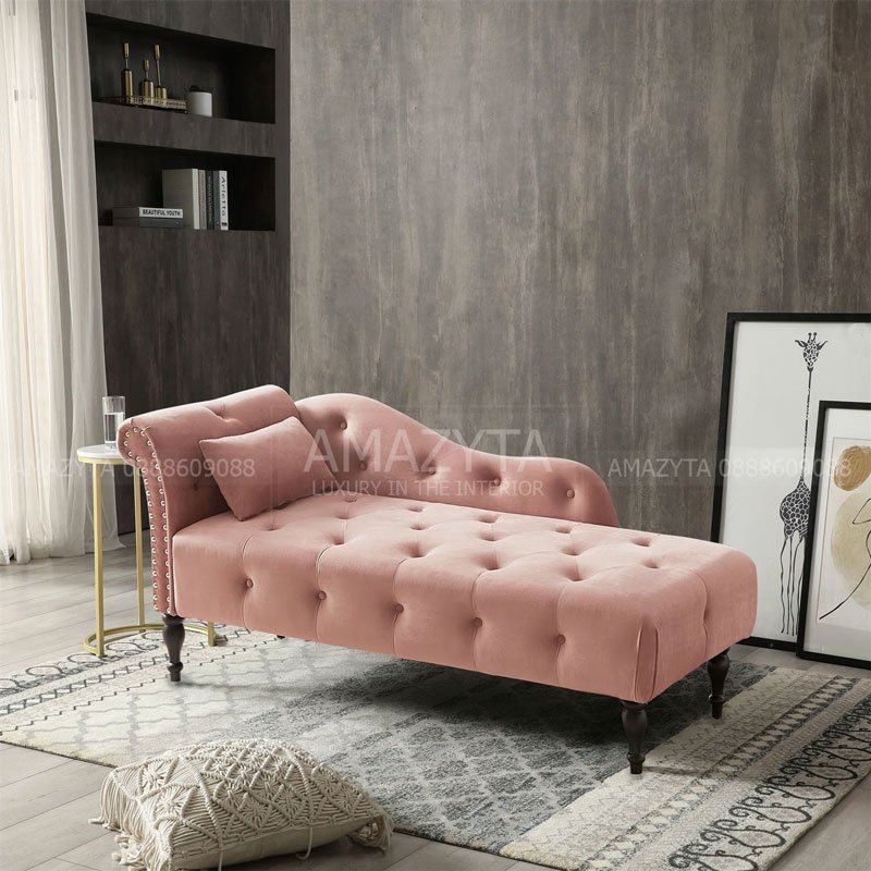Mẫu ghế sofa quý phi kiểu cổ điển AMB-623