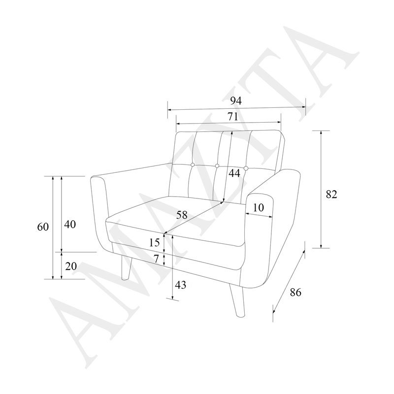 Cách góc chụp khác của ghế