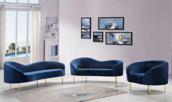 Bộ ghế sofa ba chiếc với các kích thước khác nhau