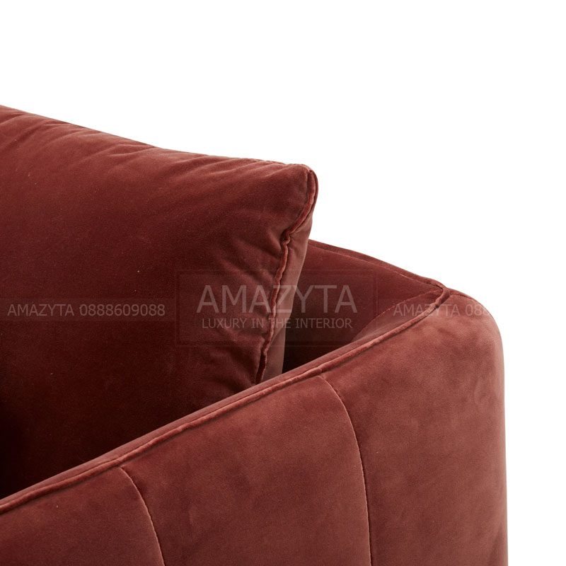 Ghế được làm từ chất liệu vải nhung đẹp không bóng