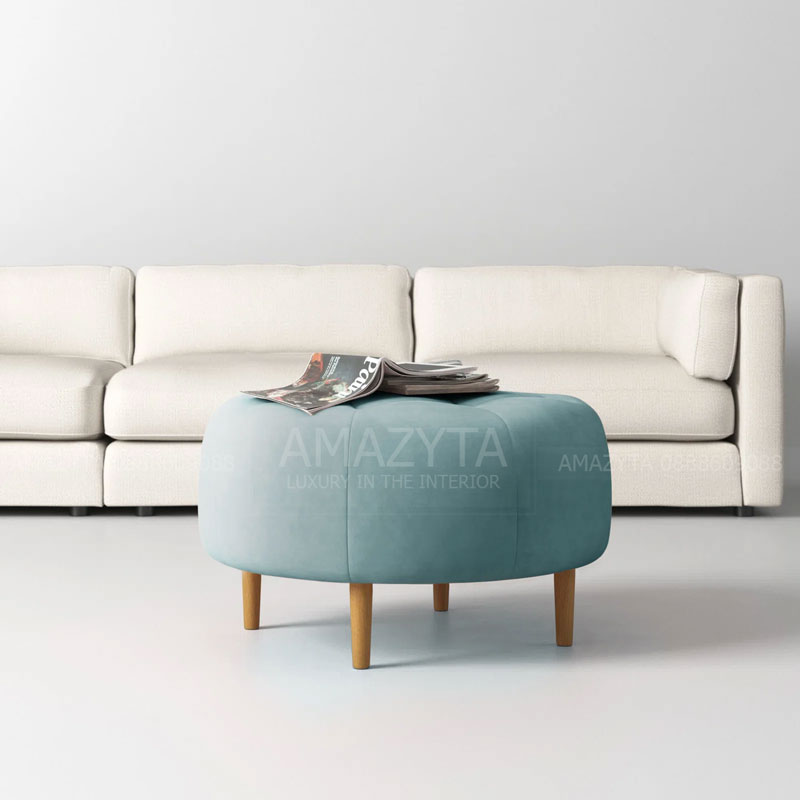 Mẫu đôn sofa tròn chân cao mã AMD-662