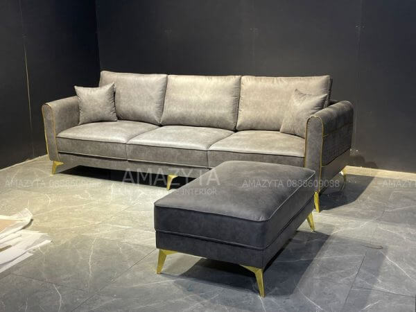 Mẫu ghế sofa văng AMB-360 với thiết kế đơn giản hiện đại