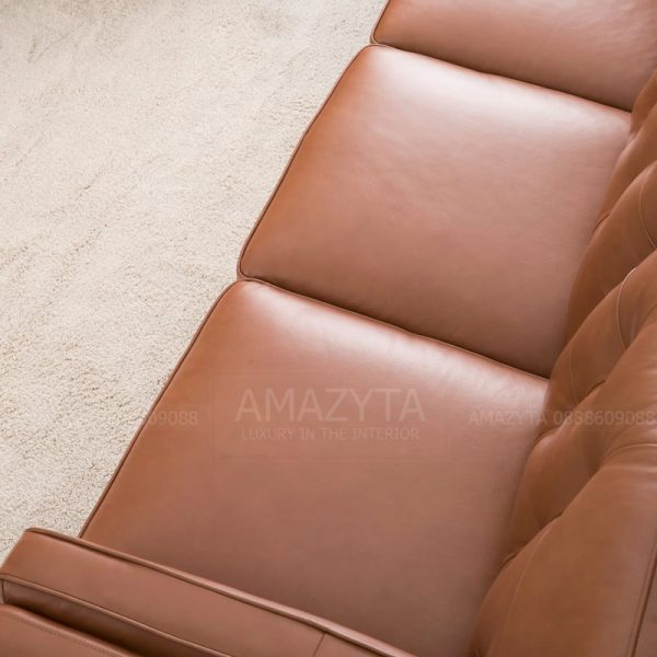 Ghế sofa AMB-661 dễ dàng phối hợp với các loại nội thất khác nhau