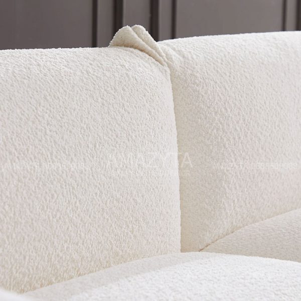 Ghế sofa lông cừu thiết kế hiện đại dễ sử dụng