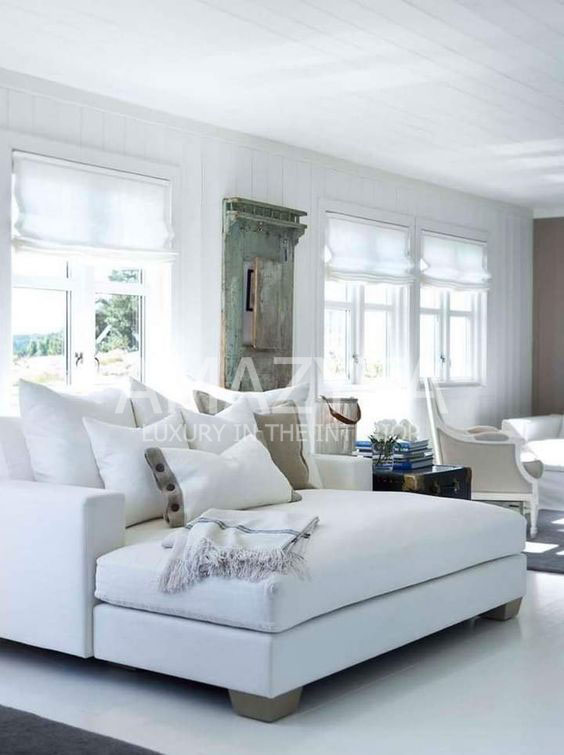 Sofa giường màu trắng tinh tế