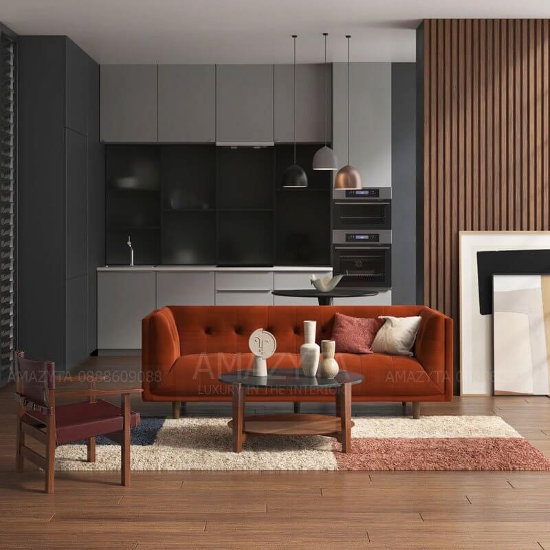 sắp xếp ghế sofa phòng khách hợp lý