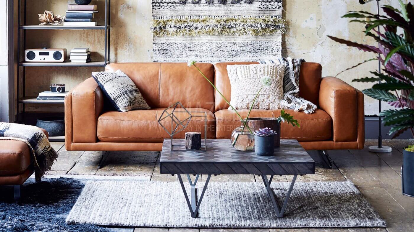 Ghế sofa được bọc da simili