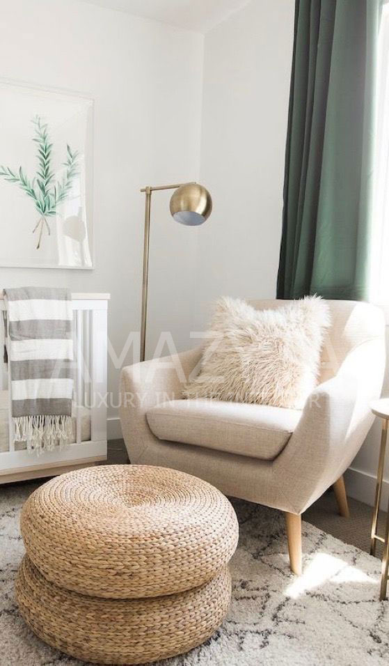 Sofa mini kết hợp với phụ kiện nội thất khác