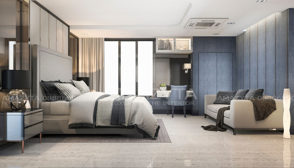 Ghế sofa phù hợ với không gian phòng ngủ