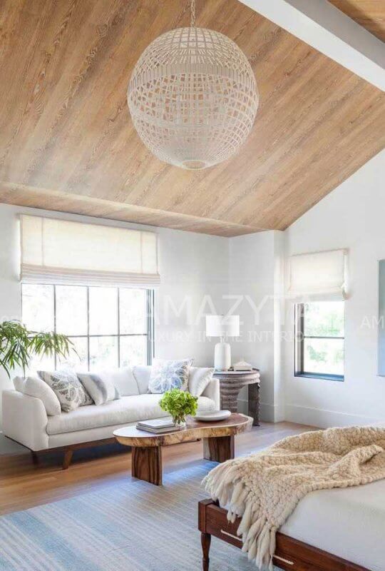 Sofa cho phòng ngủ với tông màu phổ biến lả màu trắng