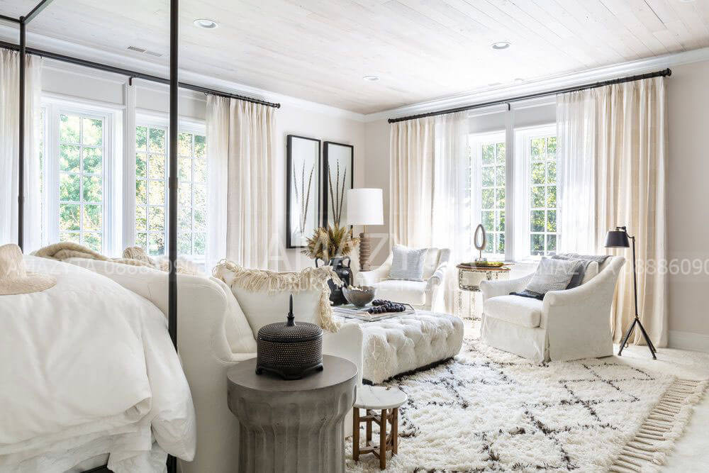 Ghế sofa là một phần của không gian phòng ngủ