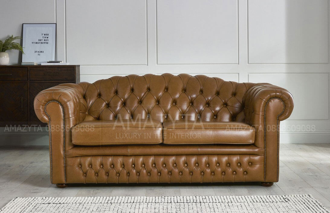Sofa cổ điển chesterfield tạo nên sự lịch lãm 
