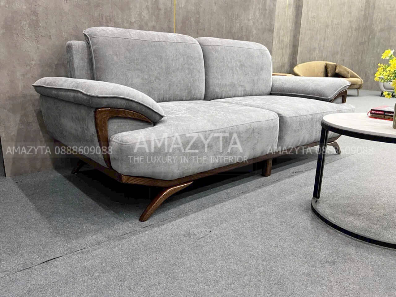 Ghế sofa vải nỉ cao cấp