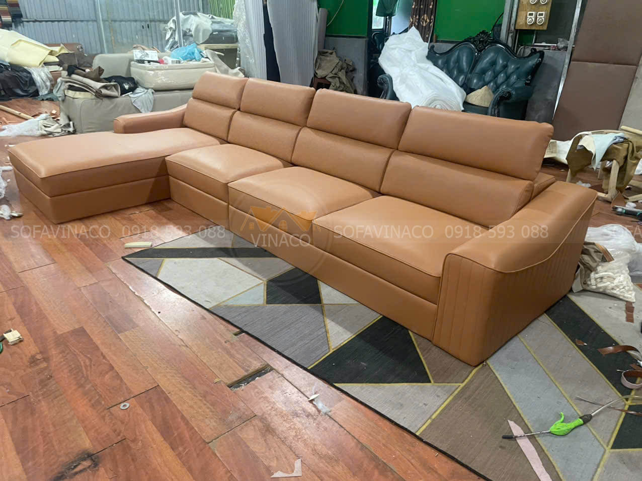 Bộ sofa mới sắc nét vừa mới đóng xong